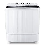 HABUTWAY Portable Washing Machine 17.6Lbs Capacity Washer and Dryer Combo 2 In 1 Mini Compact Twin...