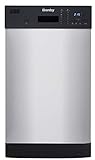 Danby 18 Inch Built in Dishwasher, 8 Place Settings, 6 Wash Cycles and 4 Temperature + Sanitize...