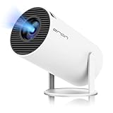 Mini Portable Projector, Support 4K 1080P with Dual-Band WIFI6 5G Wireless 5.0 Bluetooth Android...
