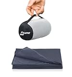 Litume Travel Blanket Lightweight and Breathable, 67 x 48 in Soft Airplane Flight Blanket for...