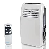 SereneLife SLPAC8 Portable Air Conditioner Compact Home AC Cooling Unit with Built-in Dehumidifier &...