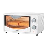 COMFEE' Countertop Oven, Small Toaster Oven Combo 4 slice, Mini Oven for 9' Pizza, Compact Oven,...