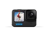 GoPro HERO10 Black - Waterproof Action Camera with Front LCD and Touch Rear Screens, 5.3K60 Ultra HD...