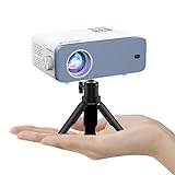 Mini Projector, VOPLLS 1080P Full HD Supported Video Projector, Portable Outdoor Home Theater Movie...