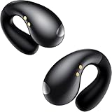 Boytond Ultra Ergonomic Clip-On Open Earbuds, Bone Conduction Over-The-Ear Headphones with...