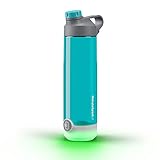 HidrateSpark TAP Smart Water Bottle, Tritan Plastic, Tap to Track Water Intake & Glows to Remind You...