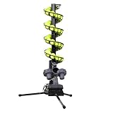 Furlihong 3807BH Tennis Ball Machine with Triangular Base, Adjustable Speeds, Oscillating...