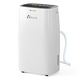 32-Pint Dehumidifier for Basement and Large Room - 2000 Sq. Ft，Quiet Dehumidifier for Large...