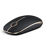 VssoPlor Wireless Mouse, 2.4G Slim Portable Computer Mice with Nano Receiver for Notebook, PC,...