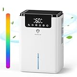 Hoomkicen Dehumidifier for Bedroom, 68 OZ Dehumidifiers for Home Basement with Auto Defrost Timer...