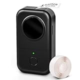 Phomemo D30 Mini Thermal Label Printer Portable Sticker Maker, Bluetooth Inkless Label Makers for...