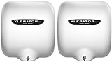 Excel Dryer XLERATOR XL-BW- ECO 1.1N High Speed Commercial Hand Dryer, White Thermoset Cover,...
