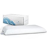 Belly Sleep Gel Infused Memory Foam Pillow for Stomach and Back Sleepers - Slim, Therapeutic, and...