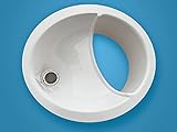 Free Range Designs Urine Separator | Complete Urine Diverter for Compost Toilets | White | Made in...