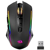 Redragon Gaming Mouse, Wireless Mouse Gaming with RGB Backlit, 8000 DPI, PC Gaming Mice with Fire...