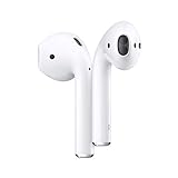 Apple AirPods (2nd generation) wireless headphones with Lightning charging case included.  More than 24 hours...