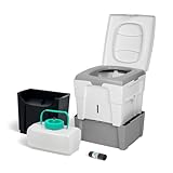 TROBOLO WandaGO Composting Toilet, Portable Outdoor Camping Toilet, Urine Diverting Dry Toilet With...