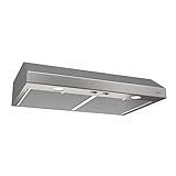 Broan-NuTone BCSD130SS Glacier Range Hood with Light, Exhaust Fan for Under Cabinet, Stainless...
