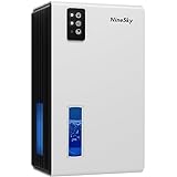 NineSky Dehumidifier for Home, 85 OZ Water Tank, (800 sq.ft) Dehumidifiers for Bathroom Bedroom with...