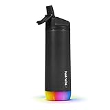 Hidrate Spark STEEL Smart Water Bottle - Tracks Water Intake & Glows to Remind You to Stay Hydrated,...