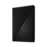WD 1TB My Passport Portable External Hard Drive with backup software and password protection, Black...