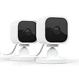 Blink Mini – Compact indoor plug-in smart security camera, 1080p HD video, night vision, motion...