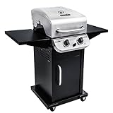 Char-Broil 463673519 Performance Series Liquid Propane Gas Grill with 2-Burner Cabinet, Stainless Steel