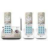 AT&T DL72319 DECT 6.0 3-Handset Cordless Phone for Home with Connect to Cell, Call Blocking, 1.8'...