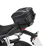 kemimoto Motorcycle Tail Bag, Dual-Use Motorcycle Rear Seat Bag with Waterproof Rain Cover, 30L...
