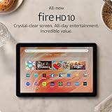 All-new Amazon Fire HD 10 tablet, built for relaxation, 10.1' vibrant Full HD screen, octa-core...