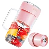 Dwrunyihan Portable Blender, Juicer with 15-Second Ice-Crushing Portable Blender, with Ultra Sharp...