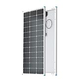 Renogy Solar Panel 100 Watt 12 Volt, High-Efficiency Monocrystalline PV Module Power Charger for RV...