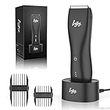 INVJOY Ball Trimmer, IPX7 Waterproof Manscape Trimmer for Men, Pubic Hair Trimmer, Rechargeable Body...