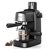 KEENSTAR Coffee Machine, 3.5 Bar Espresso Cappuccino Machine, 800W with Milk Frother - 4 Cup...