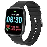 Smart Watch for Men, IP68 Waterproof Bluetooth Smartwatch, Fitness Tracker for Android and iOS...