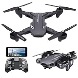 VISUO XS816 4k Drone with Camera Live Video, Teeggi WiFi FPV RC Quadcopter with 4k Camera Foldable...