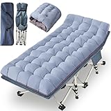 NESDCC 79' L x 32' W x 18' H Oversize XXL Camping Cot with Comfortable Mattress for Adults Extra...
