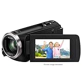 Panasonic Full HD Video Camera Camcorder HC-V180K, 50X Optical Zoom, 1/5.8-Inch BSI Sensor, Touch...