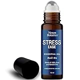 Stress Ease Essential Oil Roll On Blend 10ml - Natural Stress Relief Essential Oils Roll-On - Pure...
