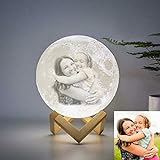 xingfa Personalized Moon Lamp 3D Photo Moonlight Night Light Home Decoration Customized Personalized...