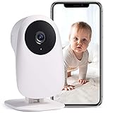 nooie Baby Monitor with Camera and Audio, Baby Camera Monitor, Baby Monitor WiFi Smartphone 2.4 GHz,...