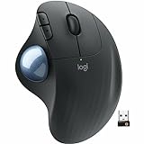 Logitech Ergo M575 Wireless Trackball Mouse - Easy Thumb Control, Precision and Smooth Tracking,...