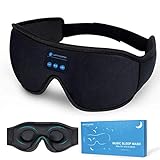 Sleep Headphones, Bluetooth 5.0 Wireless 3D Eye Mask, Lightimetunnel Washable Sleeping Headphones...