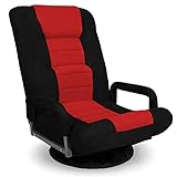 Best Choice Products Swivel Gaming Chair 360 Degree Multipurpose Floor Chair Rocker for TV, Reading,...