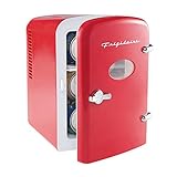 Frigidaire EFMIS129-RED Mini Portable Compact Personal Fridge Cooler, 6 Cans