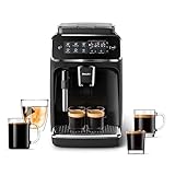 PHILIPS 3200 Series Fully Automatic Espresso Machine - Classic Milk Frother, 4 Coffee Varieties,...