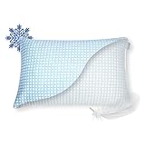 Sleepavo Cooling Pillow Case Queen Size - Cool Pillow Case for Hot Sleepers Zipper Soft Cooling...