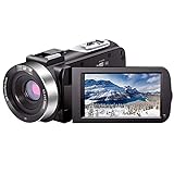 Video Camera Camcorder Full HD 1080P 30FPS 24.0 MP IR Night Vision Vlogging Camera Recorder 3.0 Inch...