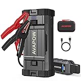 AVAPOW Jump Starter 2000A Peak 18000mAh Portable Battery Jump Starter for Car with Dual USB Quick...