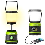 Gsueot LED Camping Lantern Rechargeable Telescopic Camping Light,1800LM, 4400mAh IPX5 Waterproof...